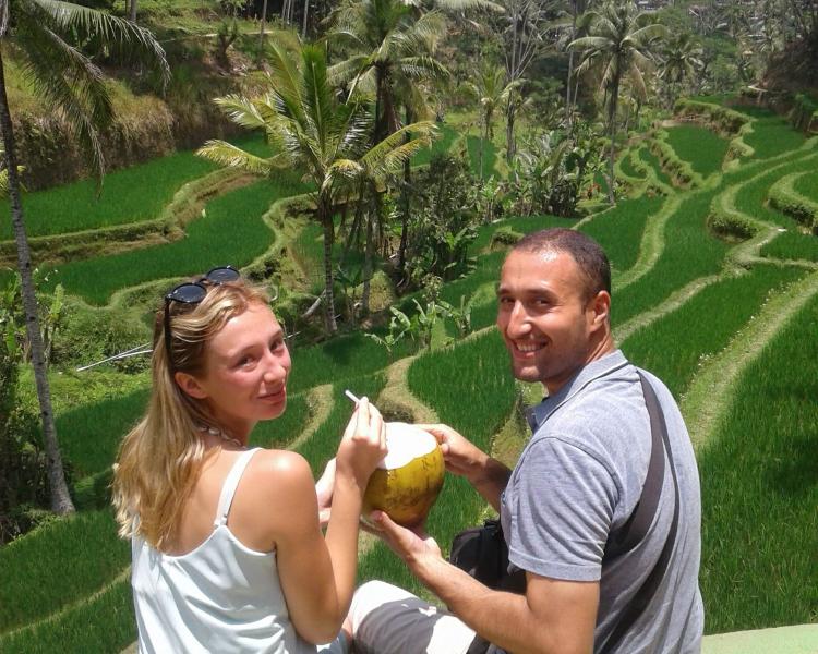 Taxi Driver Service to Tegalalang Rice Terrace Bali