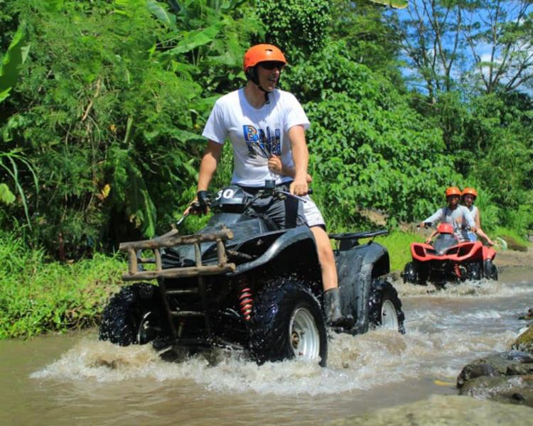 Bali Tandem Quad Bike and White Water Rafting – All Inclusive