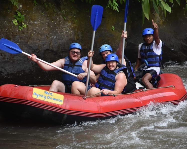 Ubud White Water Rafting Adventure Jungle River