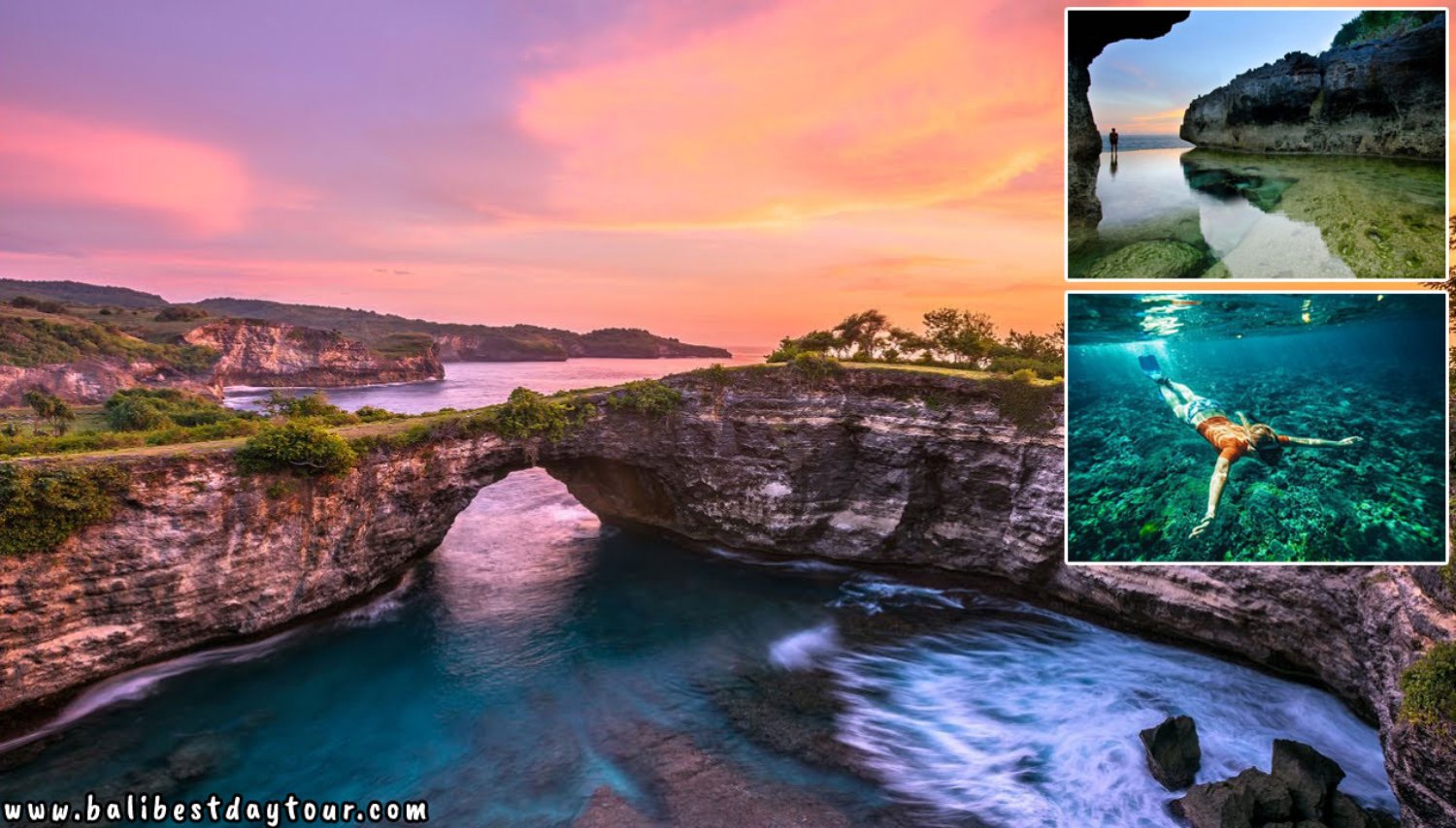 One Day Trip to Nusa Penida Tour Package + Snorkeling Activity