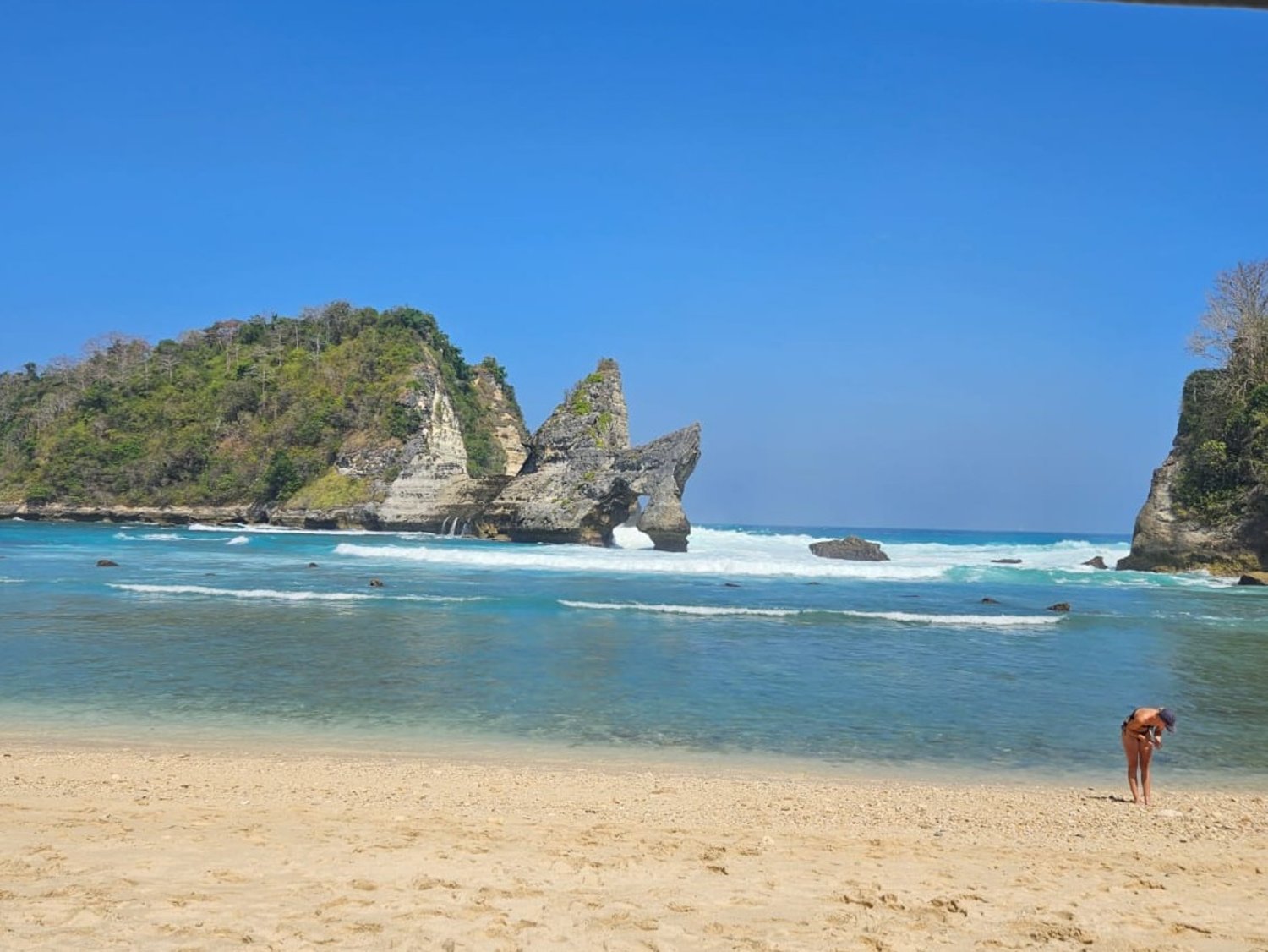 Atuh Beach Nusa Penida Pristine White Sand and Unique Rock Formations