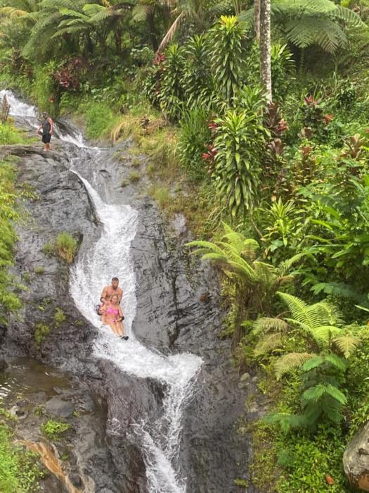 natural water sliding